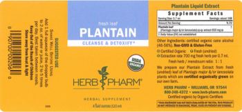 Herb Pharm Plantain - herbal supplement