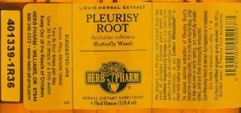 Herb Pharm Pleurisy Root - herbal supplement