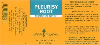 Herb Pharm Pleurisy Root - herbal supplement