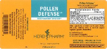 Herb Pharm Pollen Defense - herbal supplement