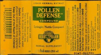 Herb Pharm Pollen Defense Compound - herbal supplement