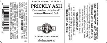 Herb Pharm Prickly Ash - herbal supplement