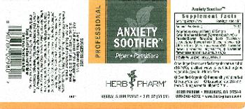Herb Pharm Professional Anxiety Soother - herbal supplement