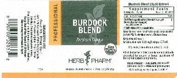 Herb Pharm Professional Burdock Blend - herbal supplement