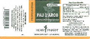 Herb Pharm Professional Pau d'Arco Alcohol-Free - herbal supplement