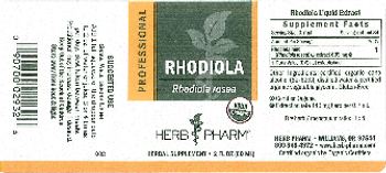 Herb Pharm Professional Rhodiola - supplement
