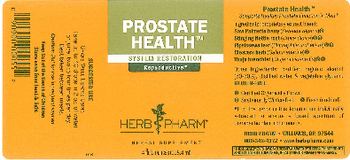 Herb Pharm Prostate Health - herbal supplement