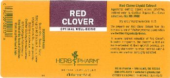 Herb Pharm Red Clover - herbal supplement