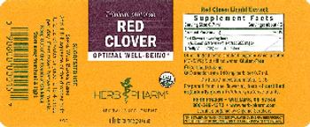 Herb Pharm Red Clover - herbal supplement