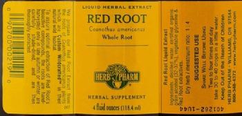 Herb Pharm Red Root - herbal supplement