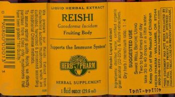 Herb Pharm Reishi - herbal supplement