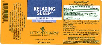 Herb Pharm Relaxing Sleep - herbal supplement