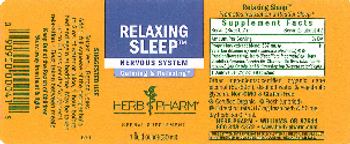 Herb Pharm Relaxing Sleep - herbal supplement