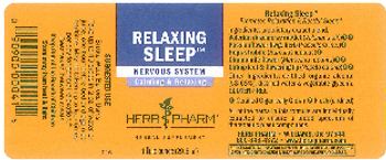 Herb Pharm Relaxing Sleep - herbal supplement