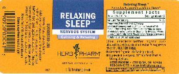 Herb Pharm Relaxing Sleep - herbal supplement