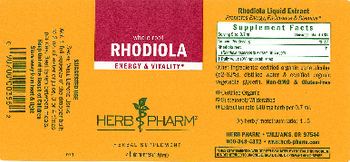 Herb Pharm Rhodiola - herbal supplement