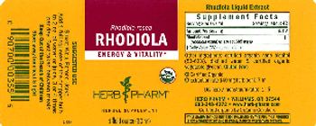Herb Pharm Rhodiola - herbal supplement