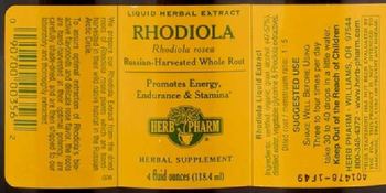 Herb Pharm Rhodiola - herbal supplement