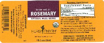 Herb Pharm Rosemary - herbal supplement