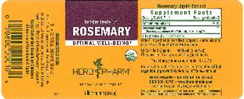 Herb Pharm Rosemary - herbal supplement