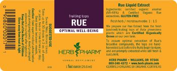 Herb Pharm Rue - herbal supplement