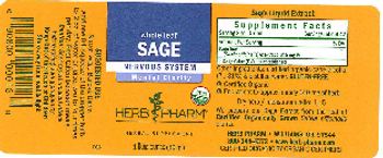 Herb Pharm Sage - herbal supplement