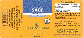 Herb Pharm Sage - herbal supplement