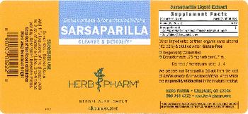 Herb Pharm Sarsaparilla - herbal supplement
