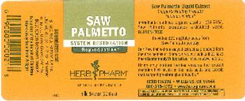 Herb Pharm Saw Palmetto - herbal supplement