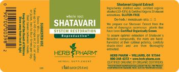 Herb Pharm Shatavari - herbal supplement