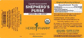 Herb Pharm Sheperd's Purse - herbal supplement