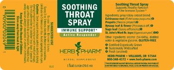 Herb Pharm Soothing Throat Spray - herbal supplement