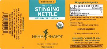 Herb Pharm Stinging Nettle Alcohol-Free - herbal supplement
