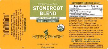 Herb Pharm Stoneroot Blend - herbal supplement