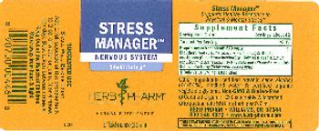 Herb Pharm Stress Manager - herbal supplement