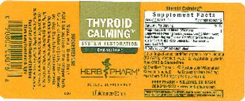 Herb Pharm Thyroid Calming - herbal supplement