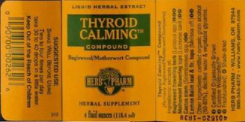 Herb Pharm Thyroid Calming Compound - herbal supplement
