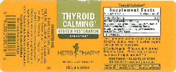 Herb Pharm Thyroid Calming - herbal supplement
