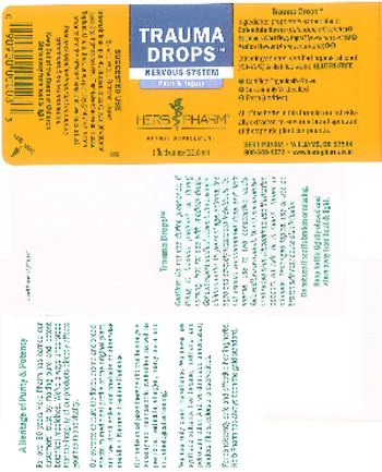 Herb Pharm Trauma Drops - herbal supplement