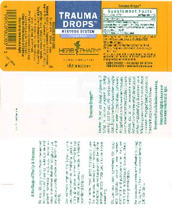 Herb Pharm Trauma Drops - herbal supplement