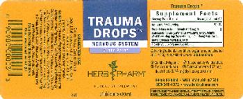 Herb Pharm Trauma Drops - herbal supplement