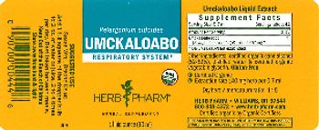 Herb Pharm Umckaloabo - herbal supplement