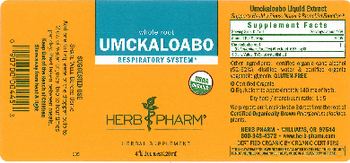 Herb Pharm Umckaloabo - herbal supplement