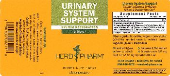 Herb Pharm Urinary System Support - herbal supplement