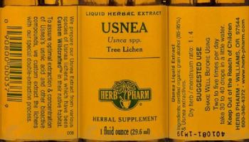 Herb Pharm Usnea - herbal supplement