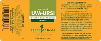 Herb Pharm Uva-Ursi - herbal supplement