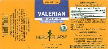 Herb Pharm Valerian - herbal supplement