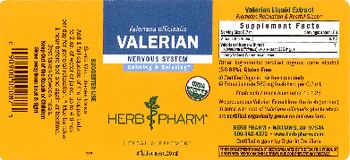 Herb Pharm Valerian - herbal supplement