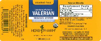 Herb Pharm Valerian Alcohol-Free - herbal supplement