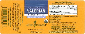 Herb Pharm Valerian - herbal supplement